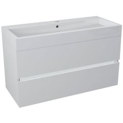 Sapho Largo Badschrank 99x41x50 cm Unterschrank hängend weiß LA101