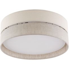 TK Lighting Eco Decke 3x15 W weiß-grau-beige 5775