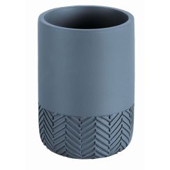 Kleine Wolke Herringbone Zahnputzbecher blau 8090783852