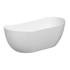 Cersanit Inverto freistehende badewanne 180x80 cm oval weiß S301-372