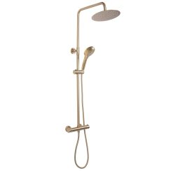 Rea Vincent duschset Wand mit Thermostat gold REA-P6602