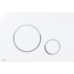 Alca Thin Betätigungsplatte für Toilette weiß M776