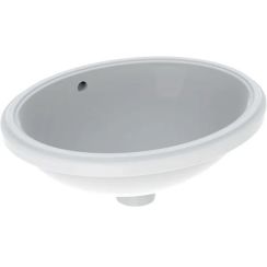 Geberit Variform Waschbecken 42x33 cm oval Unterbauwaschbecken weiß glanz 500.749.01.2