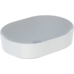 Geberit Variform Waschbecken 55x40 cm oval Aufsatzwaschbecken weiß glanz 500.774.01.2