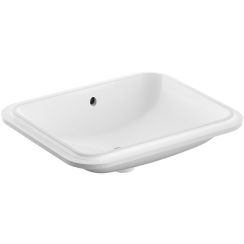 Geberit Variform Waschbecken 50x40 cm rechteckig Unterbauwaschbecken weiß glanz 500.764.01.2