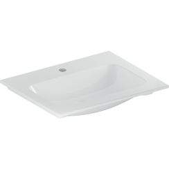Geberit iCon Waschbecken 60x48 cm rechteckig Möbel weiß glanz 501.843.00.2