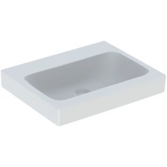 Geberit iCon Waschbecken 60x48.5 cm rechteckig Möbel weiß glanz 124061600