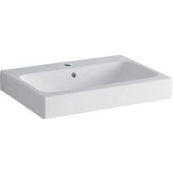 Geberit iCon Waschbecken 60x48 cm rechteckig Möbel weiß 124060600