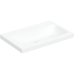 Geberit iCon Waschbecken 75x47 cm rechteckig Aufsatzwaschbecken weiß glanz 501.848.00.8