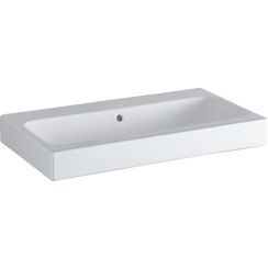 Geberit iCon Waschbecken 75x48 cm rechteckig Klassisch-Möbel weiß glanz 124078600