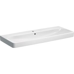Geberit Smyle Square Waschbecken 120x48 cm rechteckig Klassisch-Möbel-Einbauwaschbecken weiß glanz 500.226.01.1