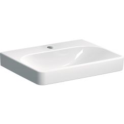 Geberit Smyle Waschbecken 60x48 cm rechteckig Klassisch weiß glanz 501.732.00.1