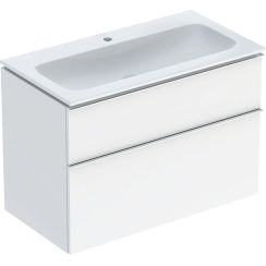 Geberit iCon Waschtisch mit Unterschrank 90 cm weiß 502.333.01.2
