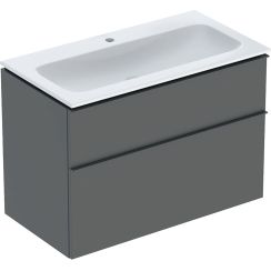 Geberit iCon Waschtisch mit Unterschrank 90 cm anthrazit 502.333.JK.1