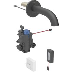 Geberit Piave Waschtischarmatur Unterputz mit Thermostat Elektronisch schwarz 116.288.14.1