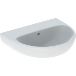 Geberit Selnova Waschbecken 55x44 cm halbrund Klassisch weiß glanz 500.304.01.7