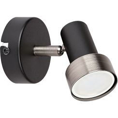 Rabalux Konrad Wandleuchte 1x50 W schwarz-silber 73011
