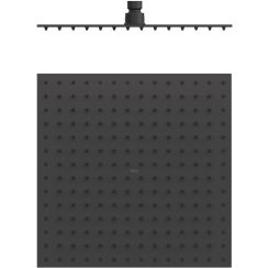 Tres Kopfbrause 30x30 cm quadratisch schwarz 134315012NM