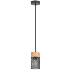 Rabalux Callum Pendelleuchte 1x25 W schwarz-holz 72041