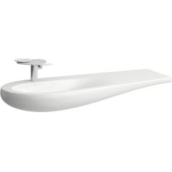Laufen Il Bagno Alessi Waschbecken 120x50 cm Möbel weiß glanz H8149734001091