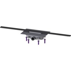 Kessel Linearis Infinity Duschrinne 110 cm schwarz 45202.11