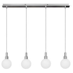 Candellux Maldus Pendelleuchte 4x40 W weiß-chrom 34-01474