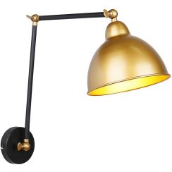 Candellux Truck Wandleuchte 1x40 W schwarz-gold 21-05915