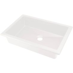 Deante Correo Waschbecken 50x35 cm rechteckig Einbauwaschbecken-Unterbauwaschbecken weiß matte CQR_AU5U