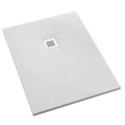 Schedpol Kalait White Stone Rechteckige Duschwanne 130x90 cm weiß 3.3118/B/ST-M2