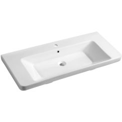 Sapho Thalie Waschbecken 105x46 cm rechteckig Klassisch-Möbel weiß glanz TH11105