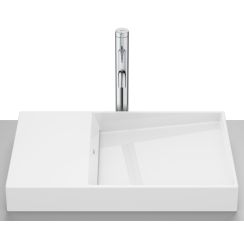 Roca Horizon Waschbecken 60x38 cm Aufsatzwaschbecken weiß glanz A32727900B