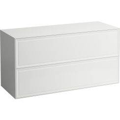 Laufen The New Classic Schrank mit Arbeitsplatte 117.5x45.5x60 cm Unterschrank hängend weiß H4060260856311
