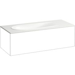 Laufen Il Bagno Alessi Waschbecken 120x50 cm rechteckig Möbel weiß glanz H8179794001041