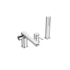 Invena Glamour badewannen- und duscharmatur awannenmontiert chrom BW02S01