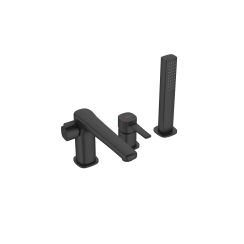 Invena Glamour badewannen- und duscharmatur awannenmontiert schwarz BW02S04