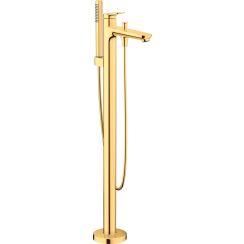 Duravit Wave Badewannen- und Duscharmatur freistehend gold WA5250000034