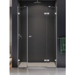 New Trendy Eventa Duschtüren 130 cm aufklappbar chrom Glanz/durchsichtiges Glas EXK-4463