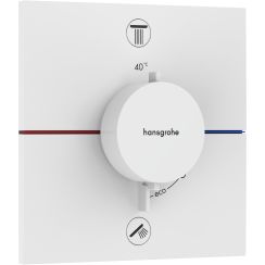 Hansgrohe ShowerSelect Comfort E Badewannen- und Duscharmatur Unterputz mit Thermostat weiß 15572700