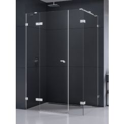 New Trendy Eventa Duschkabine 150x80 cm rechteckig chrom Glanz/durchsichtiges Glas EXK-4557