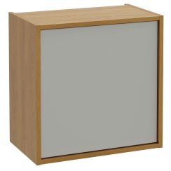 Strama Erin Badschrank 50x30x50 cm Seitenschrank hängend weiß-eiche 26.200.77
