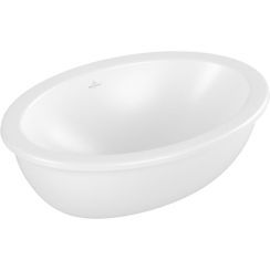 Villeroy & Boch Loop & Friends waschbecken 56x38 cm oval unterblattig weiß 4A5500RW