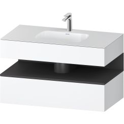 Duravit Qatego Waschtisch mit Unterschrank 100 cm weiß QA4786049180010