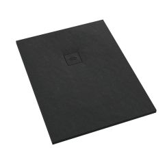 Schedline Protos Black Stone Rechteckige Duschwanne + Abdeckung 100x80 cm schwarz 3SP.P1P-80100/C/ST-M1/C/ST