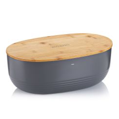Kela Namur Brotkasten 37.5x23x14 cm grau 12063
