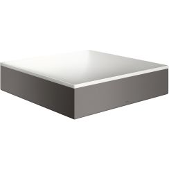 Axor Suite Waschbecken 40x40 cm quadratisch Aufsatzwaschbecken weiß-schwarz matte 42003340