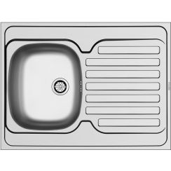 Pyramis Intl Edelstahlspüle 80x60 cm 100408202
