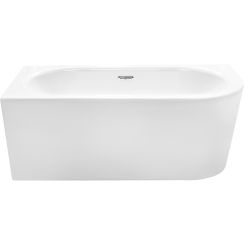 Besco Avita A-Line Vorwand-Badewanne 170x75 cm rechteckig weiß #WAA-170ALGS