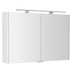 Sapho Lucie Badschrank 106x17x70 cm Spiegelschrank weiß LU105-0030
