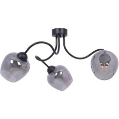 Kaja Sara Deckenlampe 3x60 W schwarz-graphit K-5195