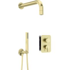 Deante Silia Duschset Unterputz gold BXYZRQSM